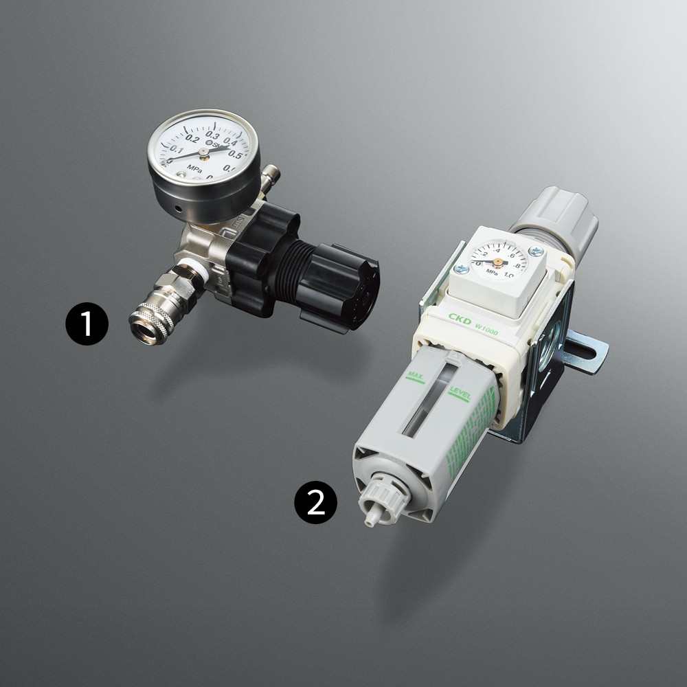 レギュレータ／エアゲージ、フィルタ／レギュレータ