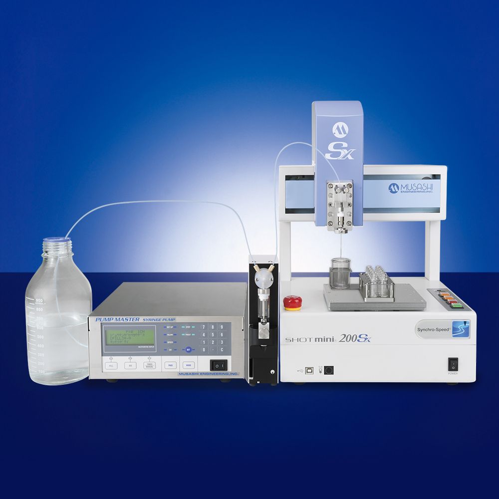 容積計量式シリンジポンプ分注システム SYRINGE PUMP