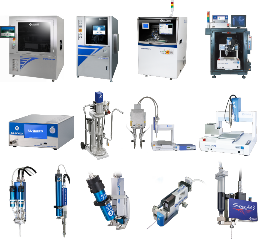 ディスペンスヘッド・コントローラ・卓上ロボット