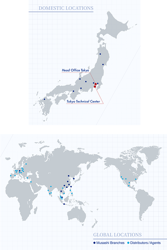 全国・海外の拠点ネットワークで手厚くサポート